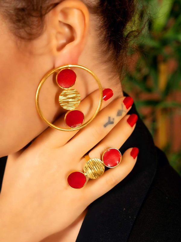 Bague Déesse Rouge