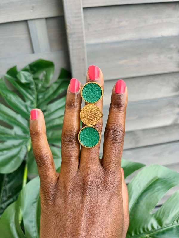 Bague Déesse Vert